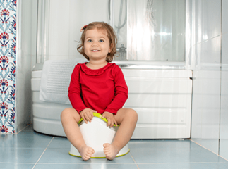 enfant sur le pot